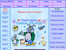 Tablet Screenshot of oiseaux-europe.com